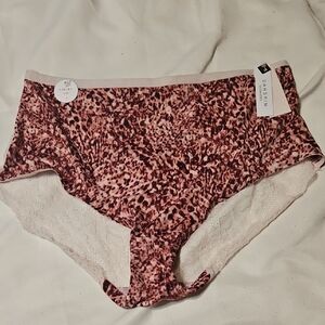 Danskin Pink Animal Print Briefs